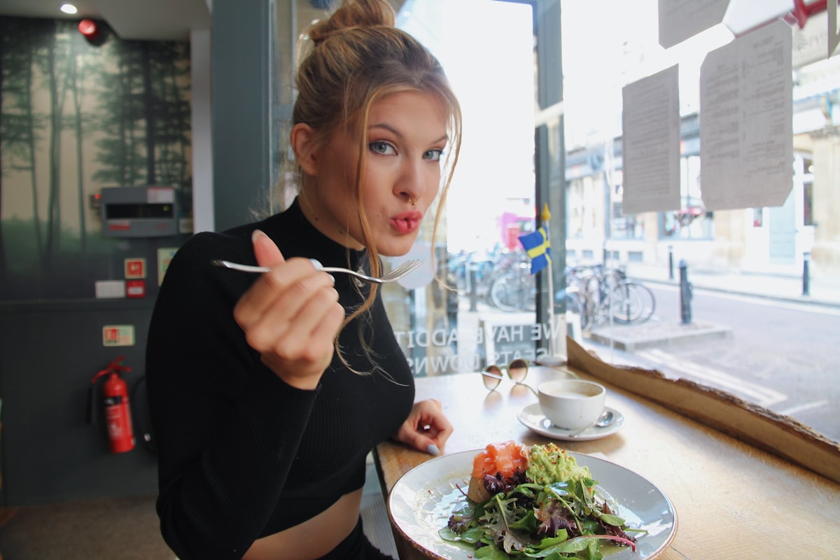 Leafy greens and fresh vegetables rich in vitamins and minerals